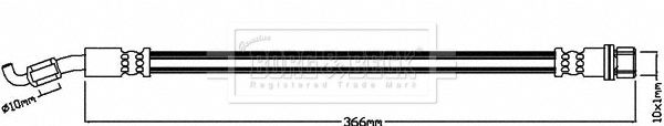 BORG & BECK Тормозной шланг BBH8262